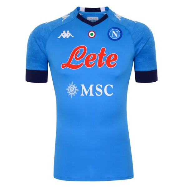 Tailandia Camiseta Napoli 1ª Kit 2020 2021 Azul